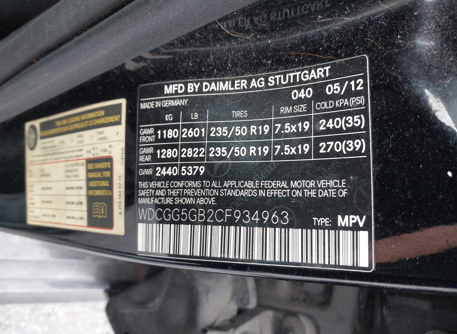 Mercedes-Benz GLK-klasse 2012