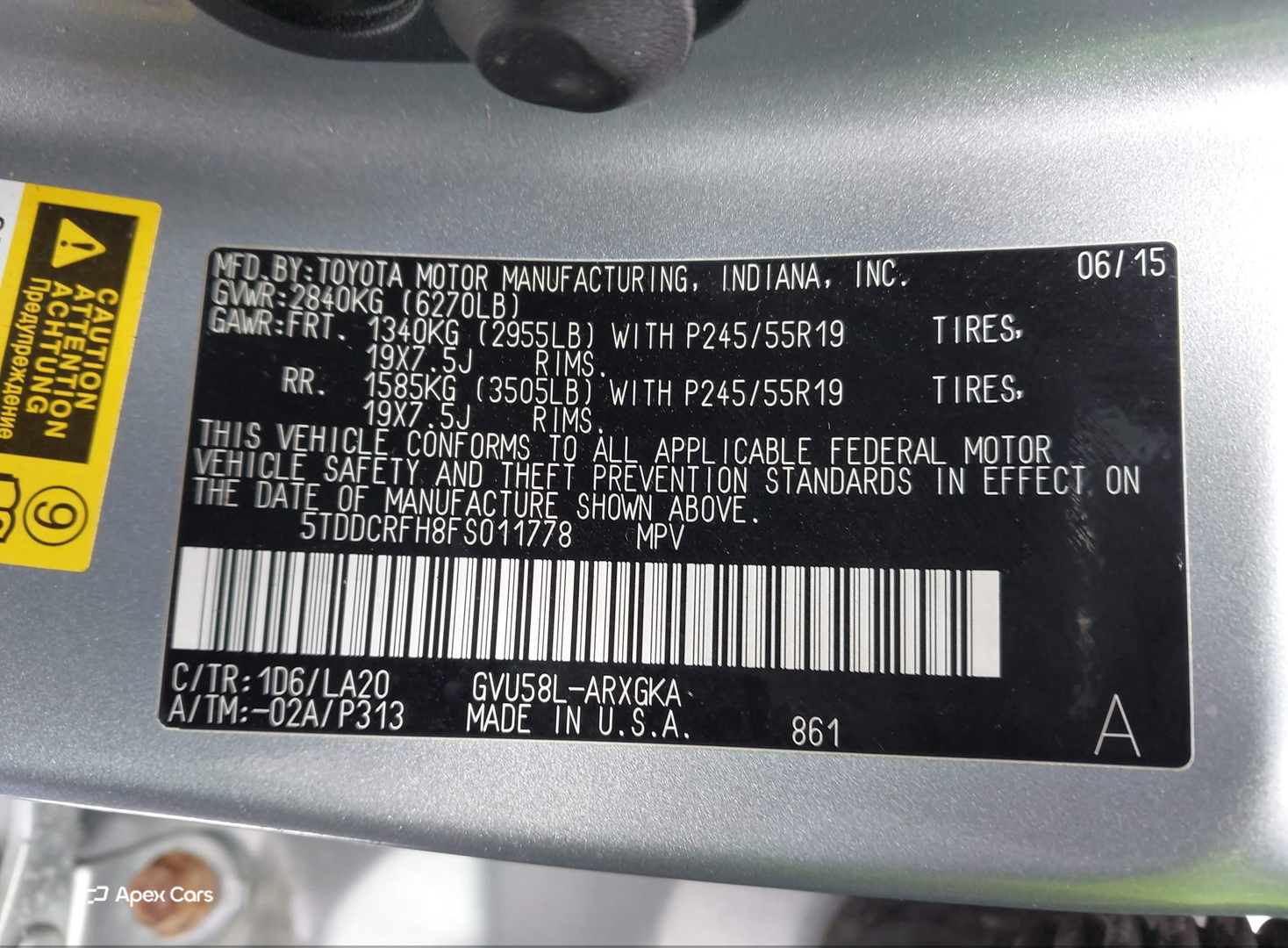 Toyota Highlander 2015