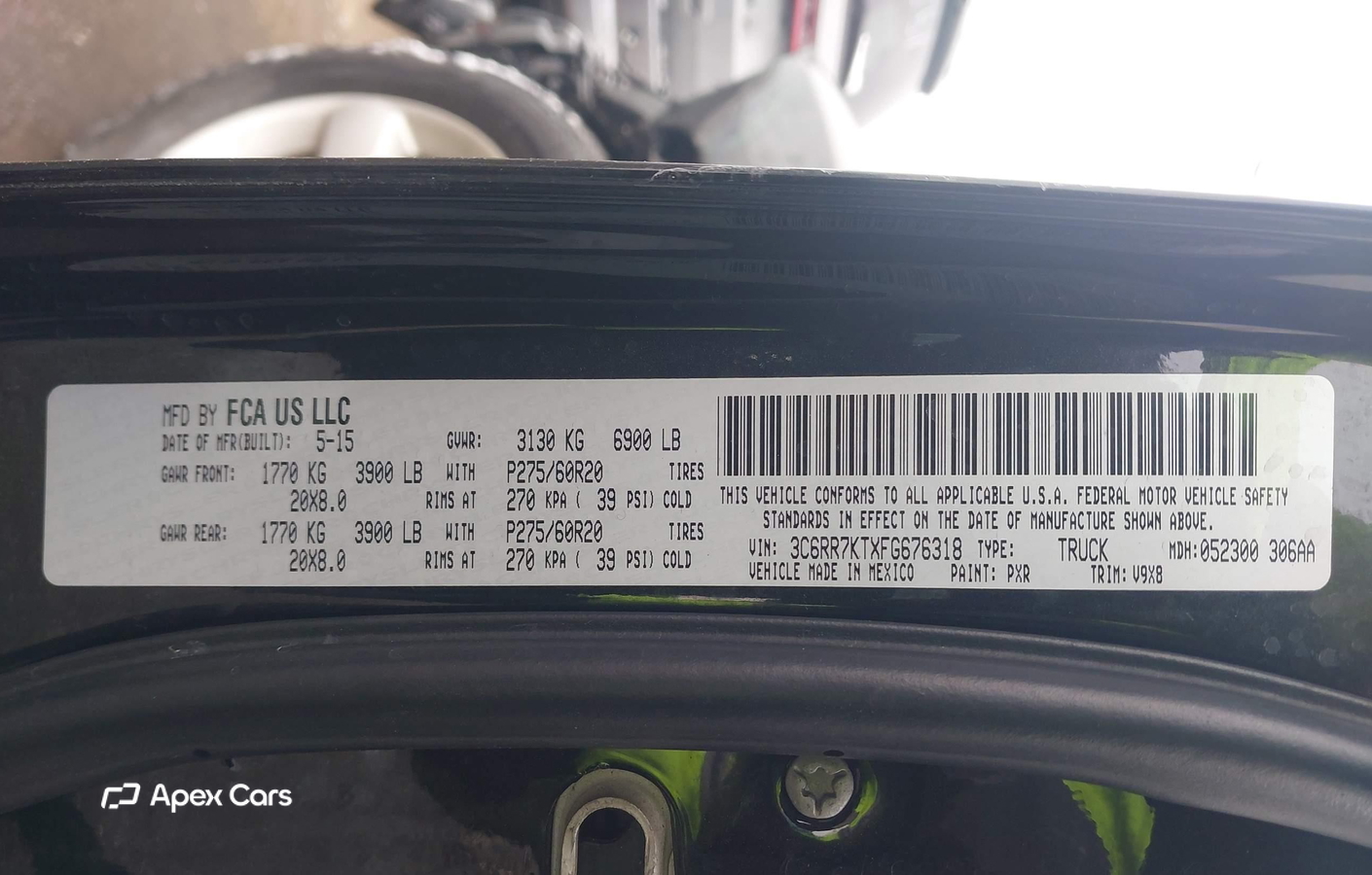 RAM 1500 2015