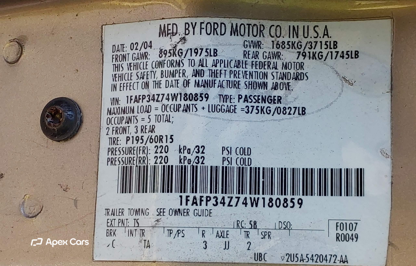Ford Focus 2003