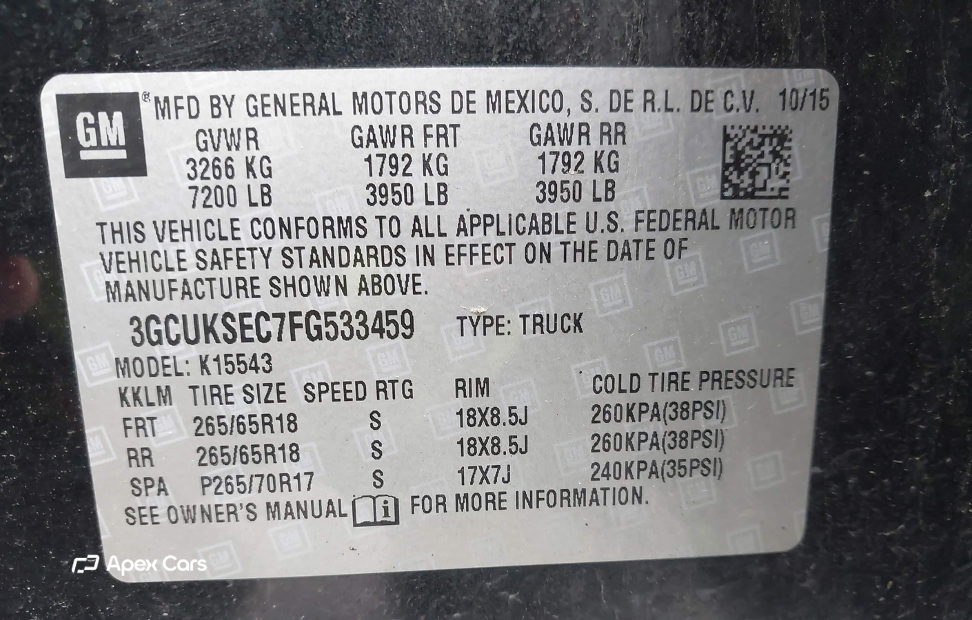 Chevrolet Silverado 2015