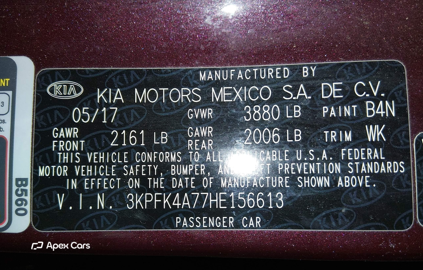 Kia Forte 2017