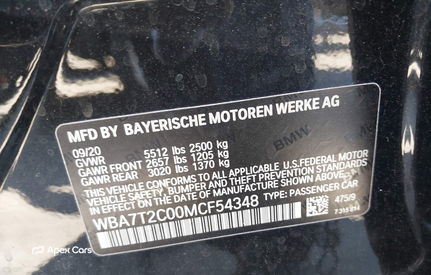 BMW Series 7 2021