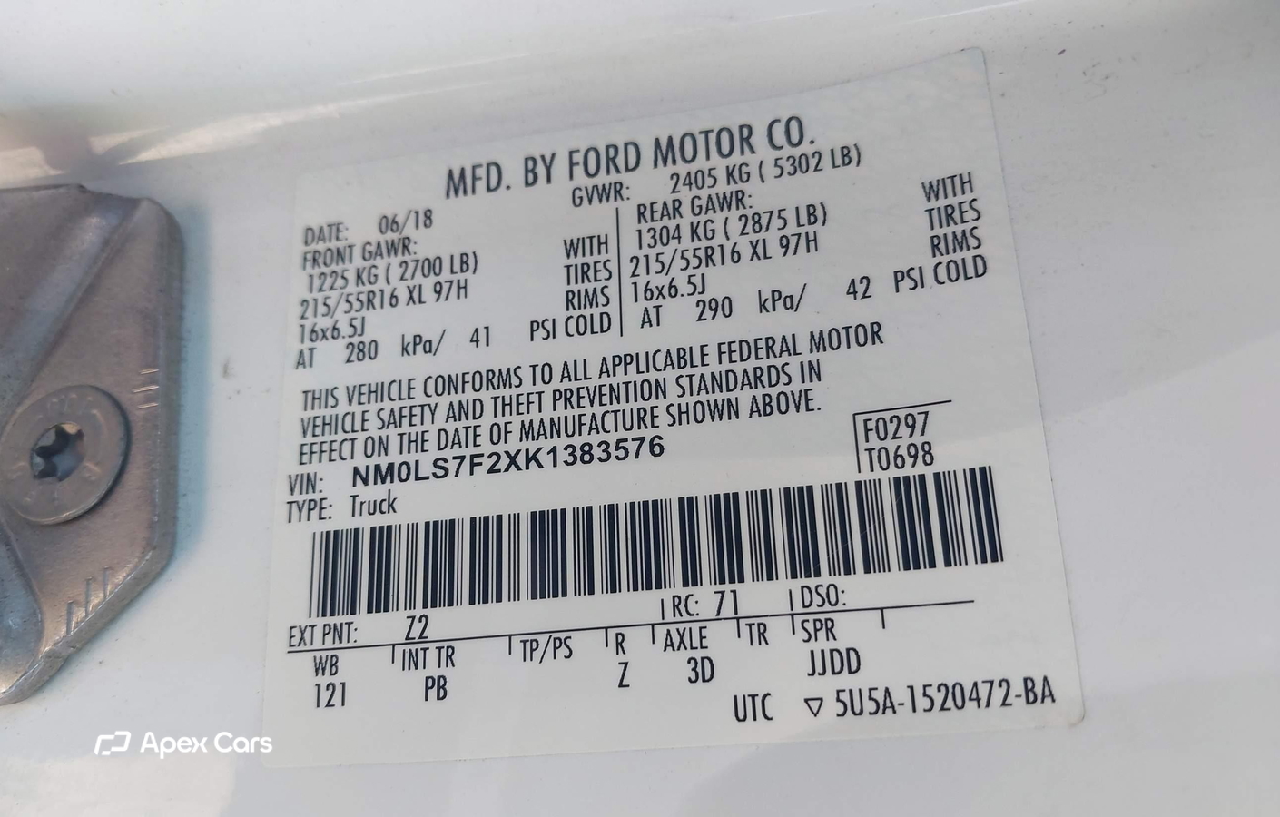 Ford Transit 2019