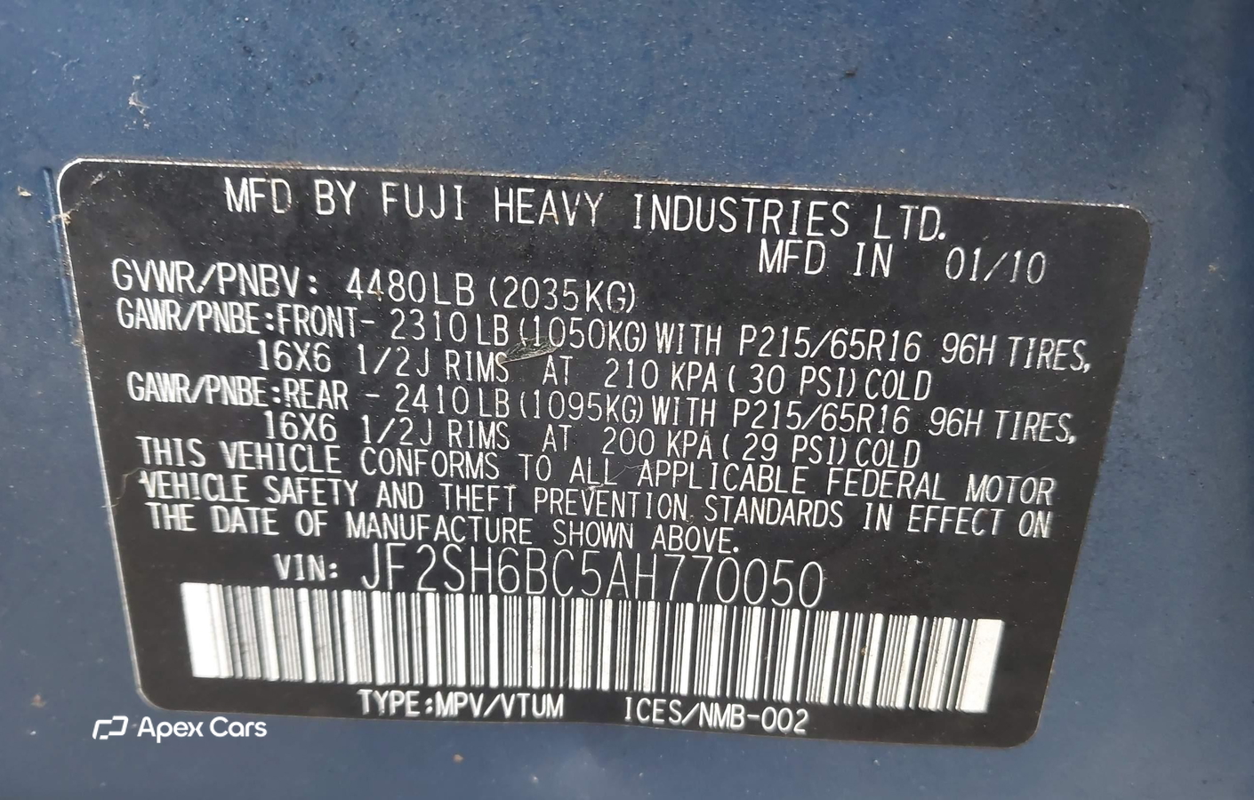 Subaru Forester 2010