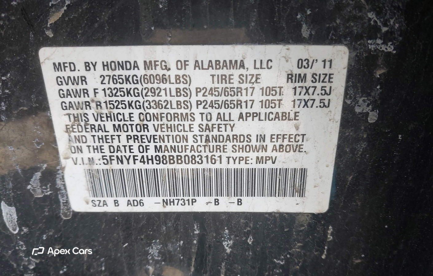 Honda Pilot 2011