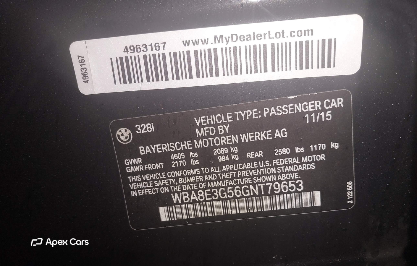 BMW Series 3 2016