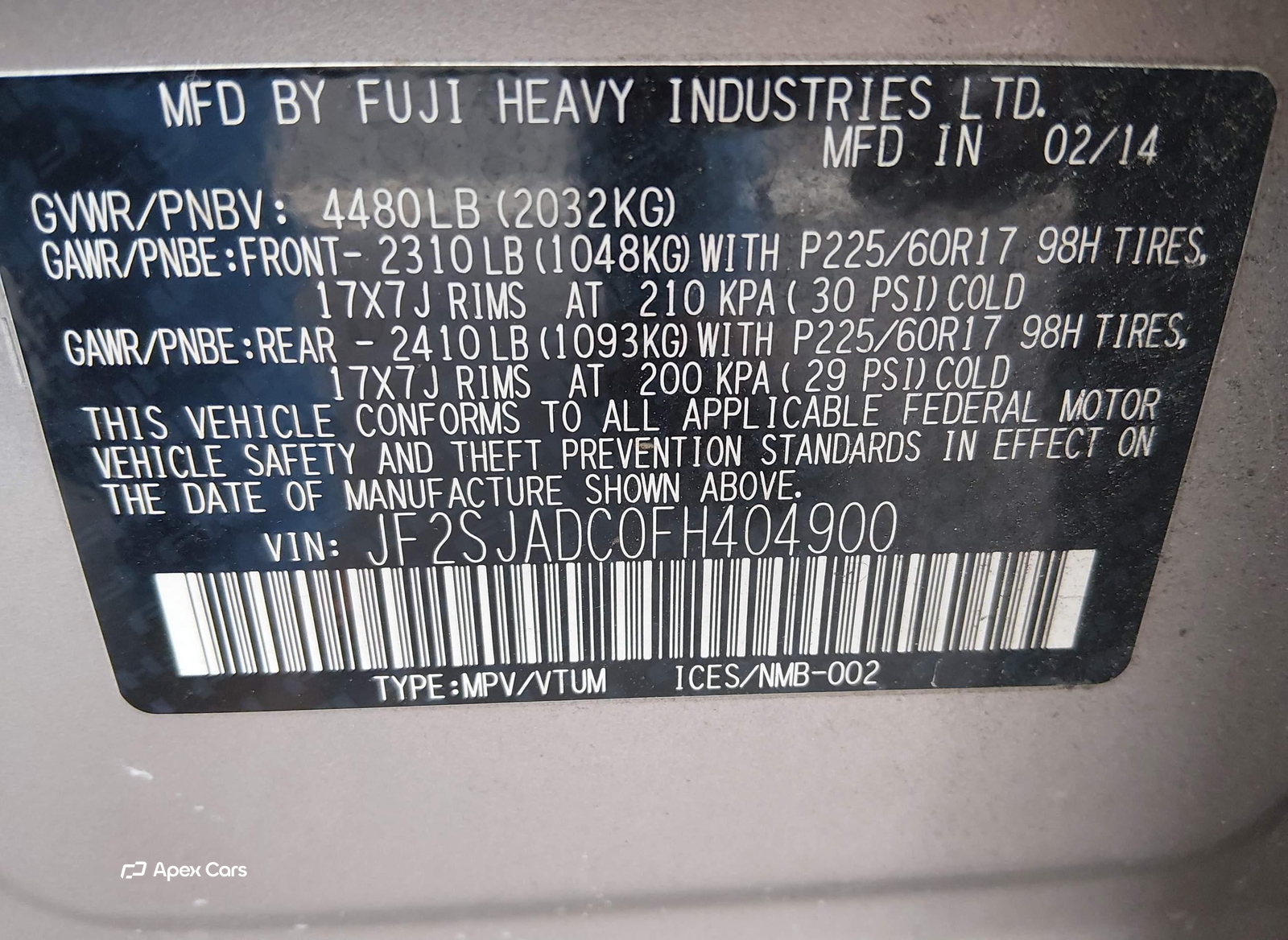 Subaru Forester 2015