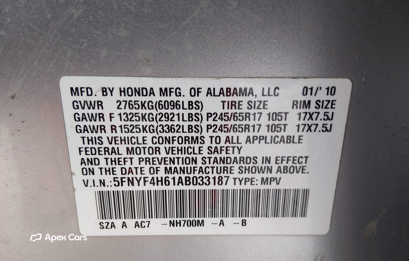 Honda Pilot 2010