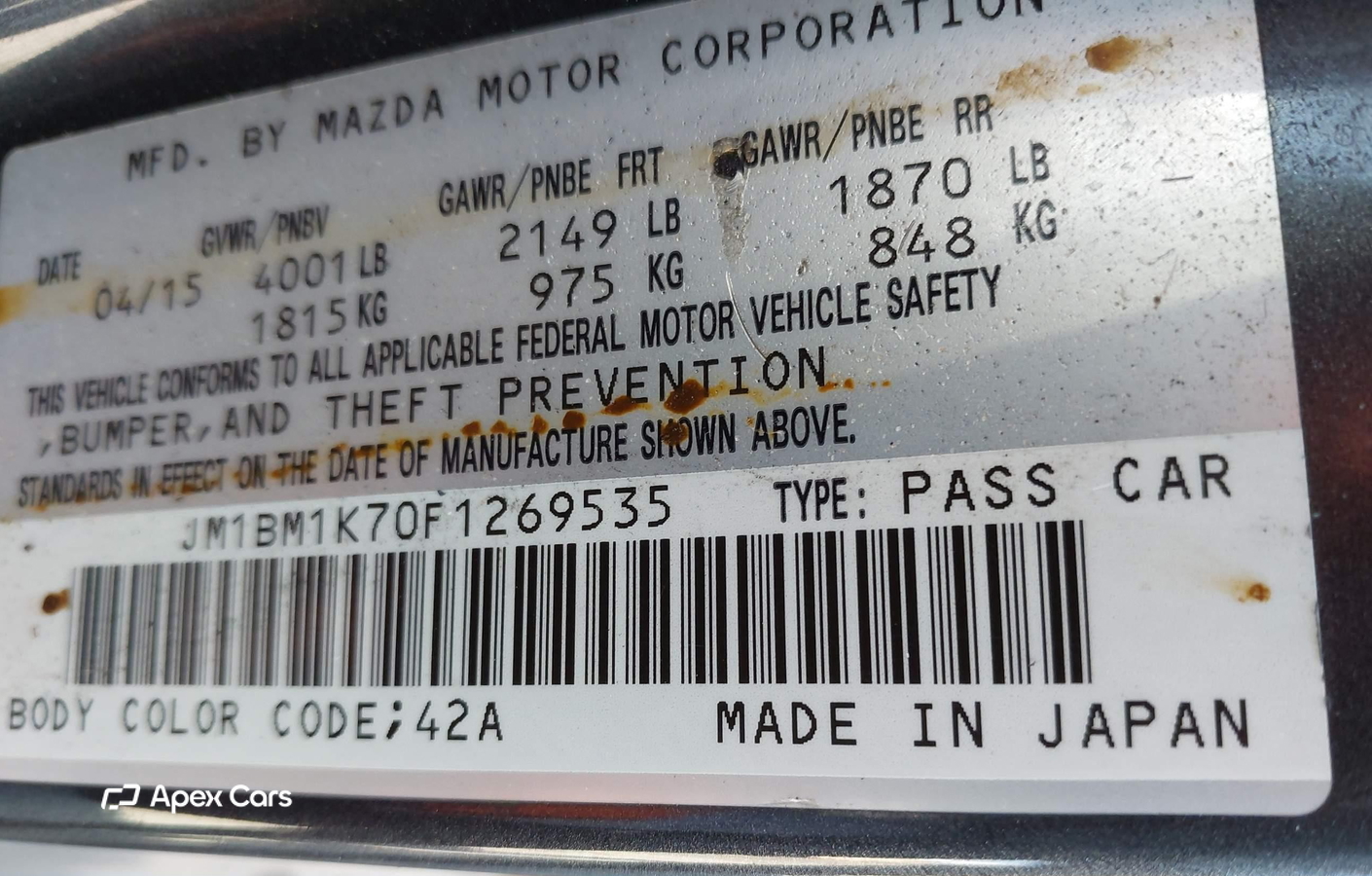 Mazda 3 2015