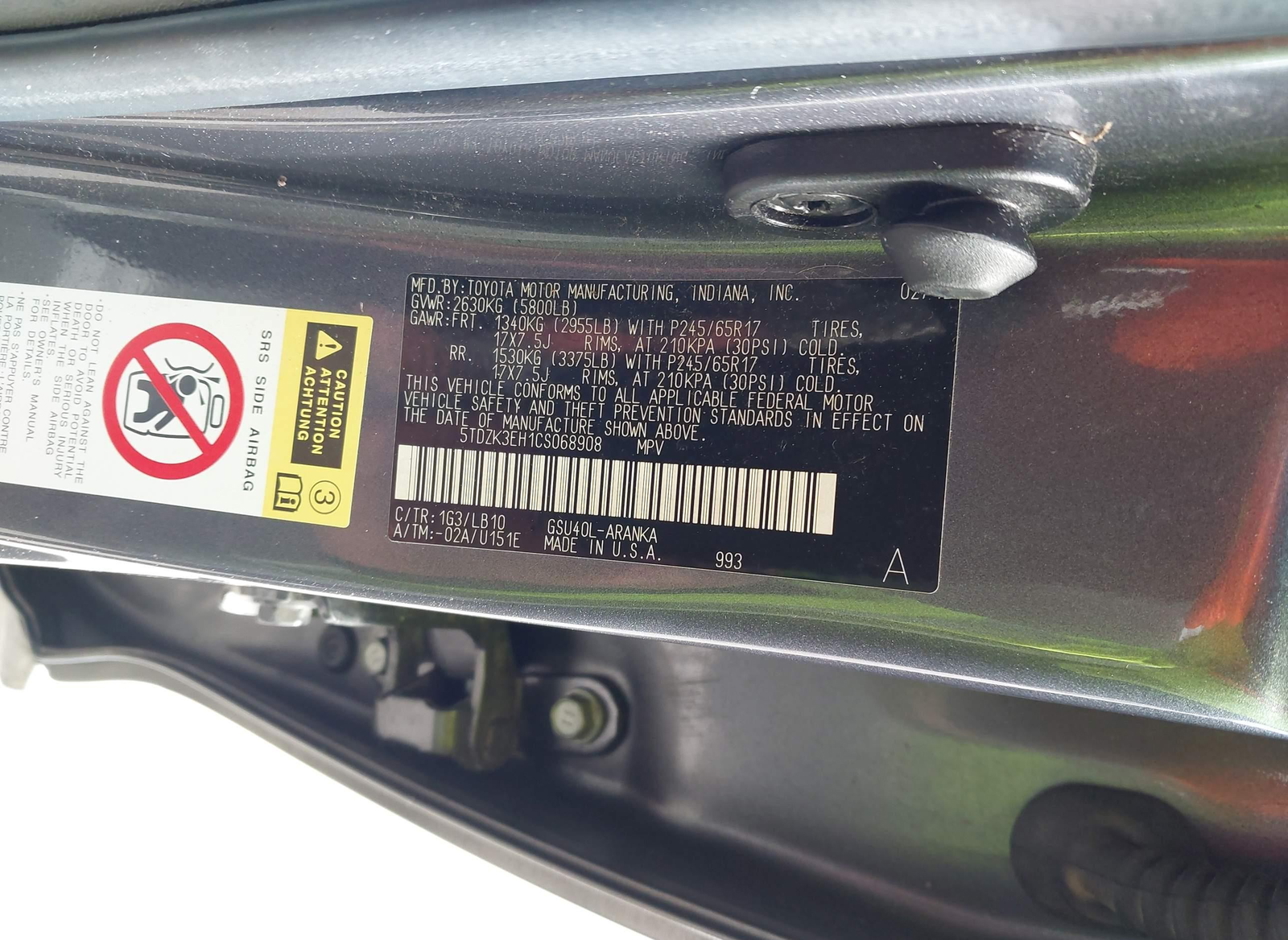 Toyota Highlander 2012