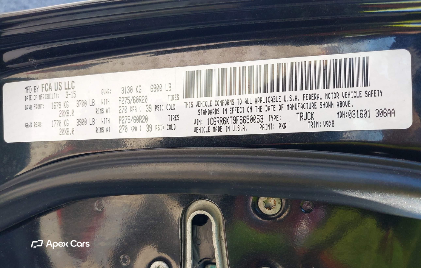 RAM 1500 2015