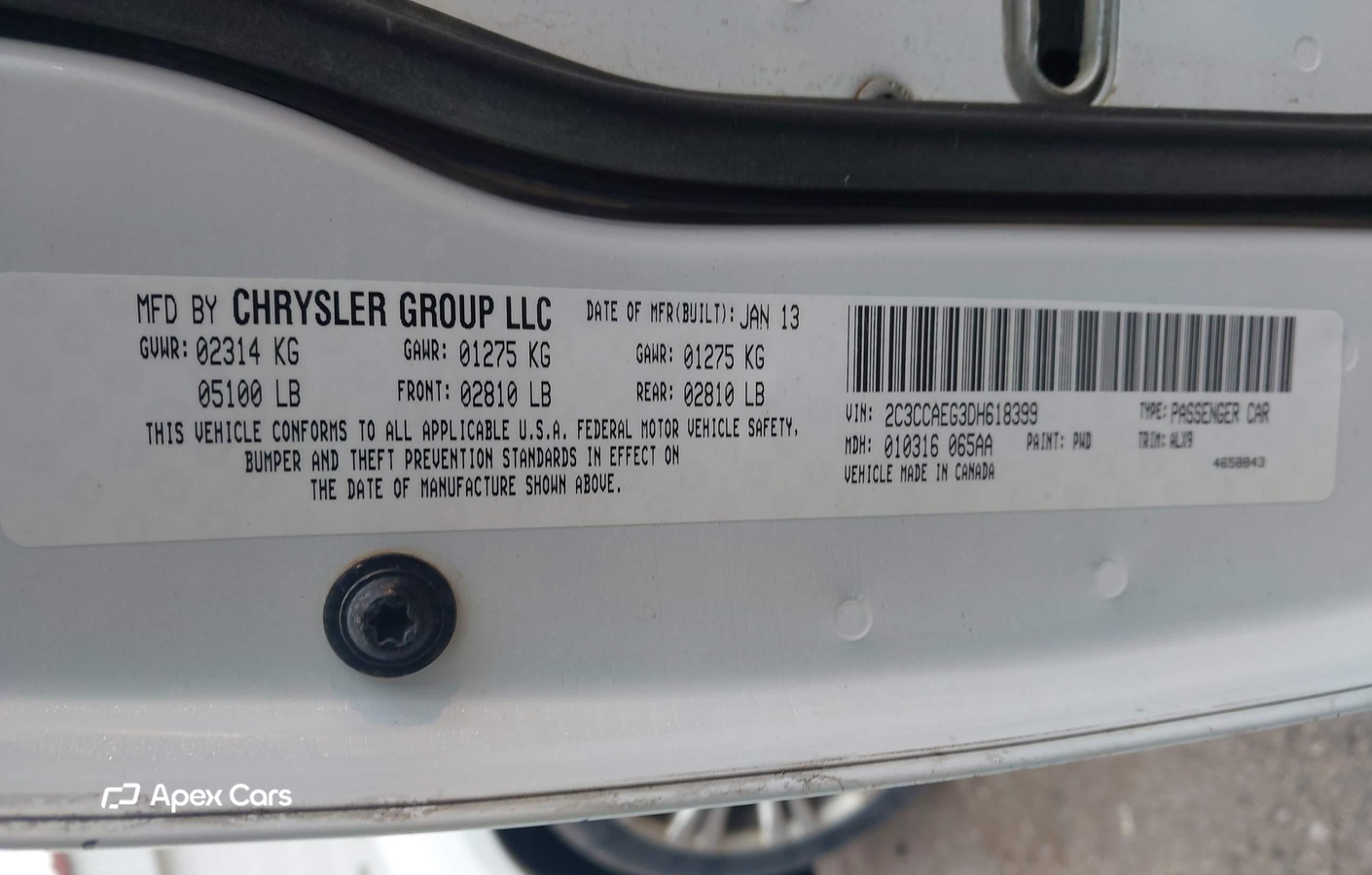 Chrysler 300C 2013