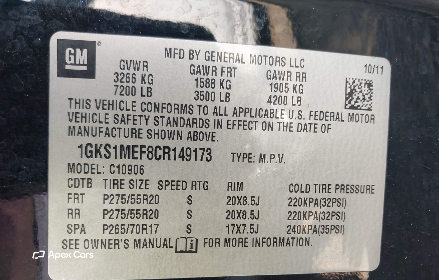 GMC Yukon 2012