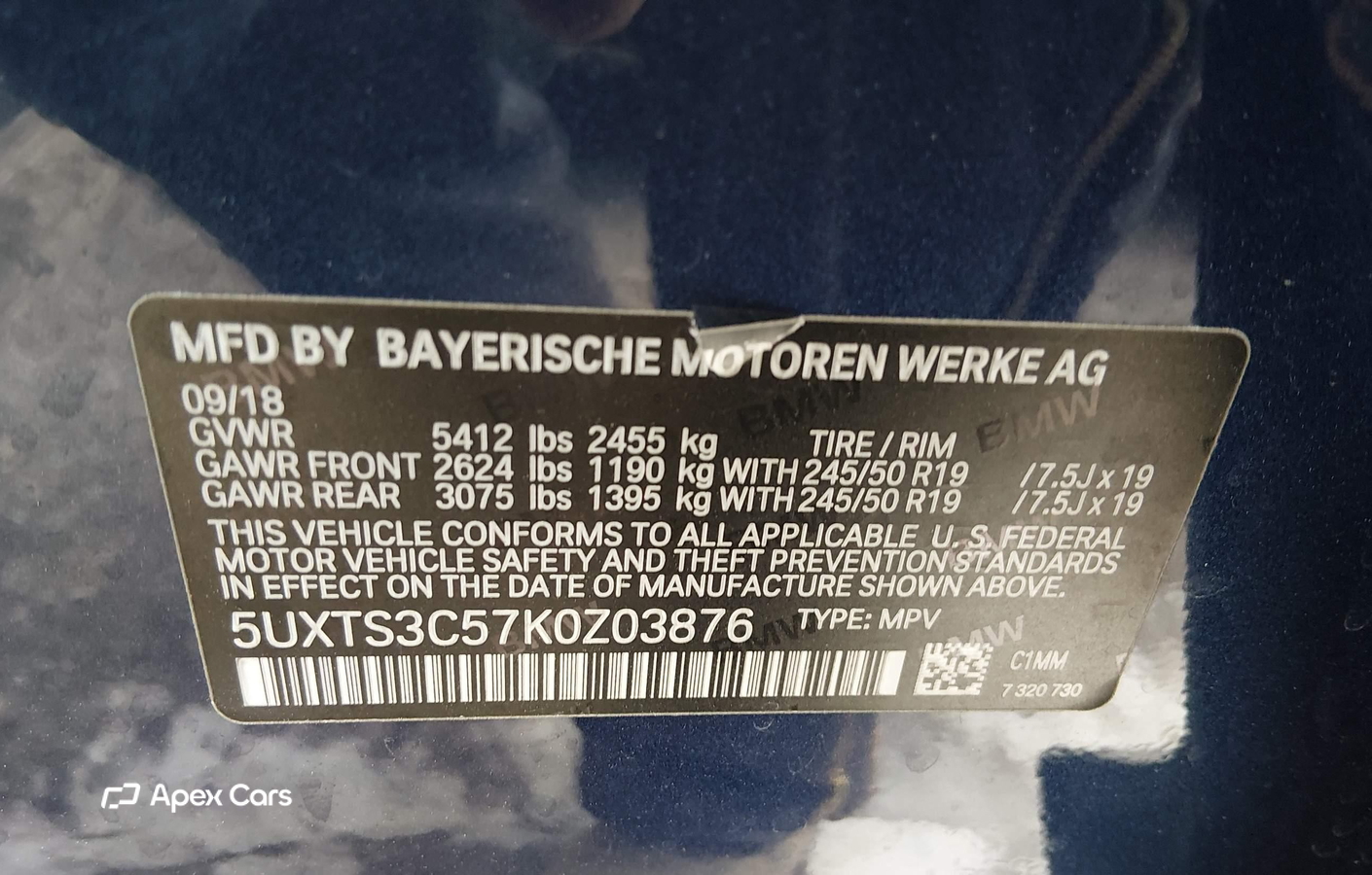 BMW X3 2019