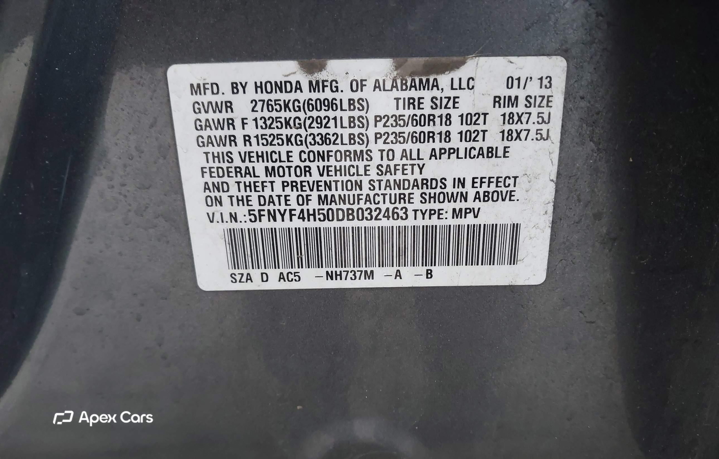 Honda Pilot 2013