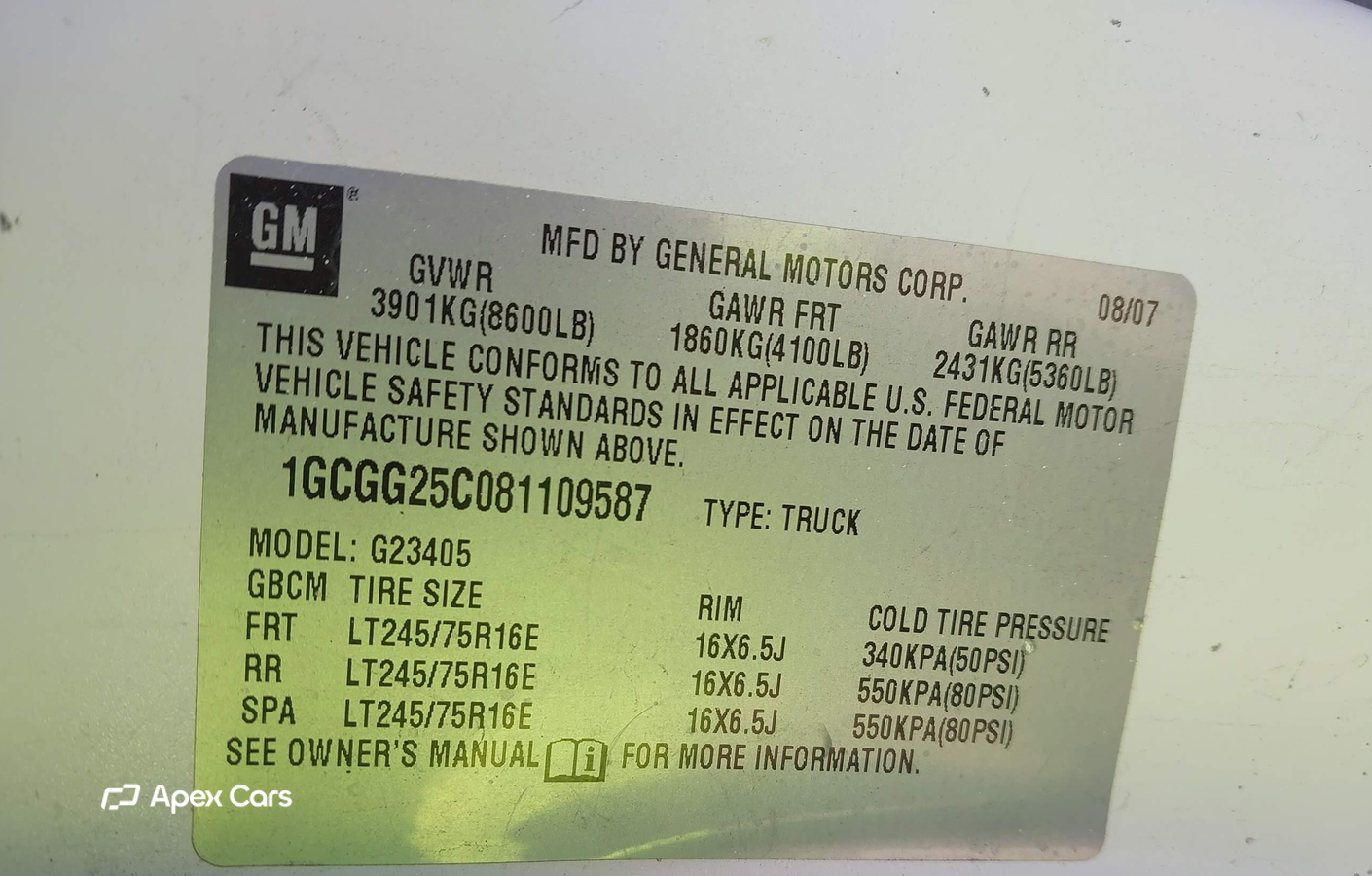 Chevrolet Express 2008