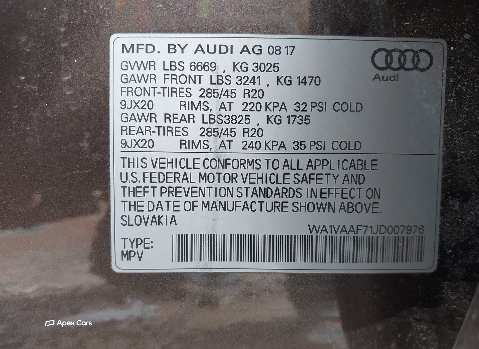 Audi Q7 2018