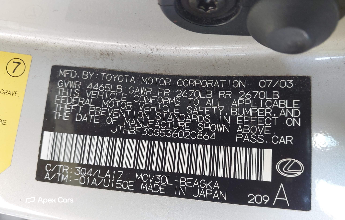 Lexus ES 2003