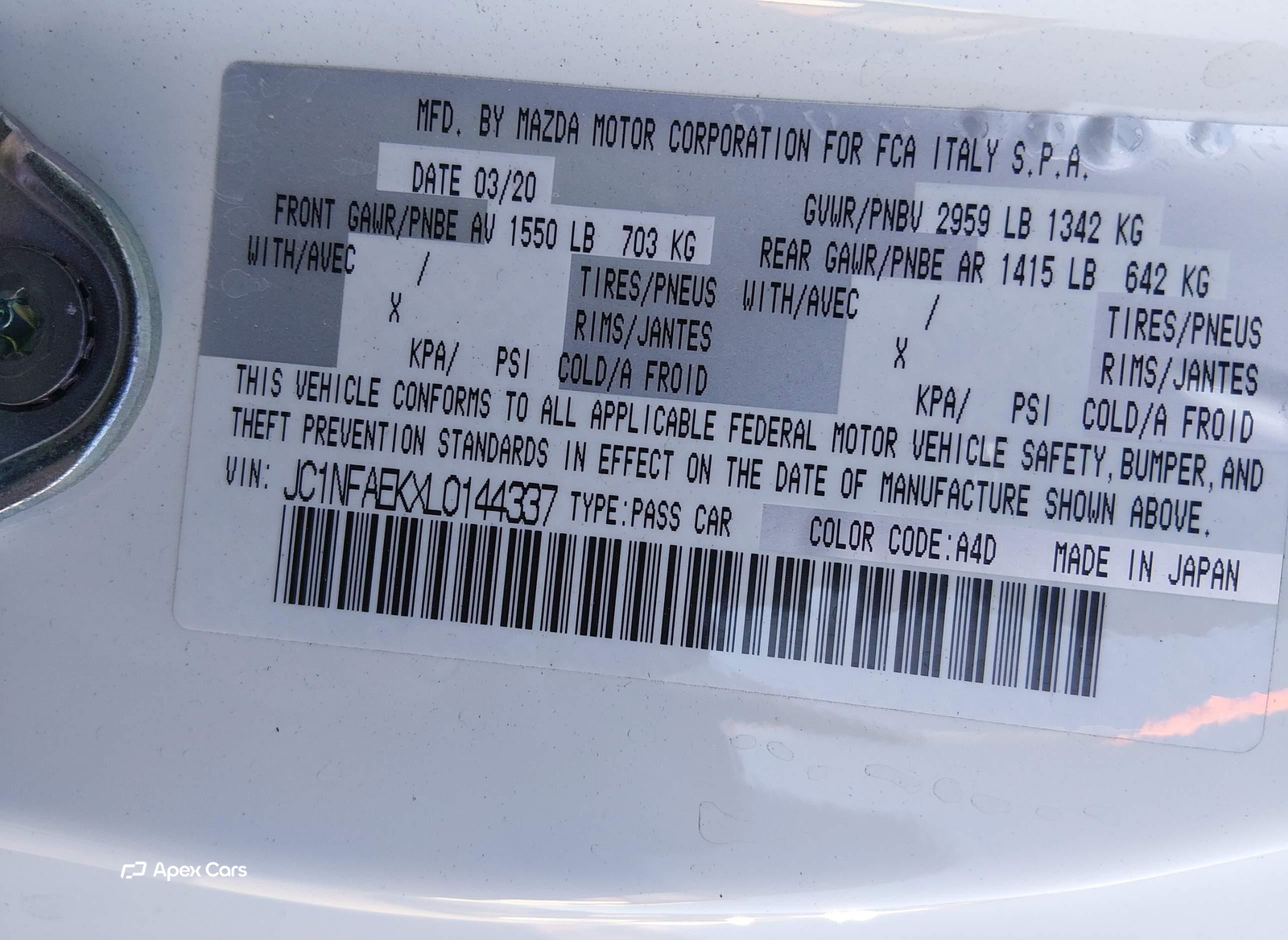 Fiat 124 Spider 2020