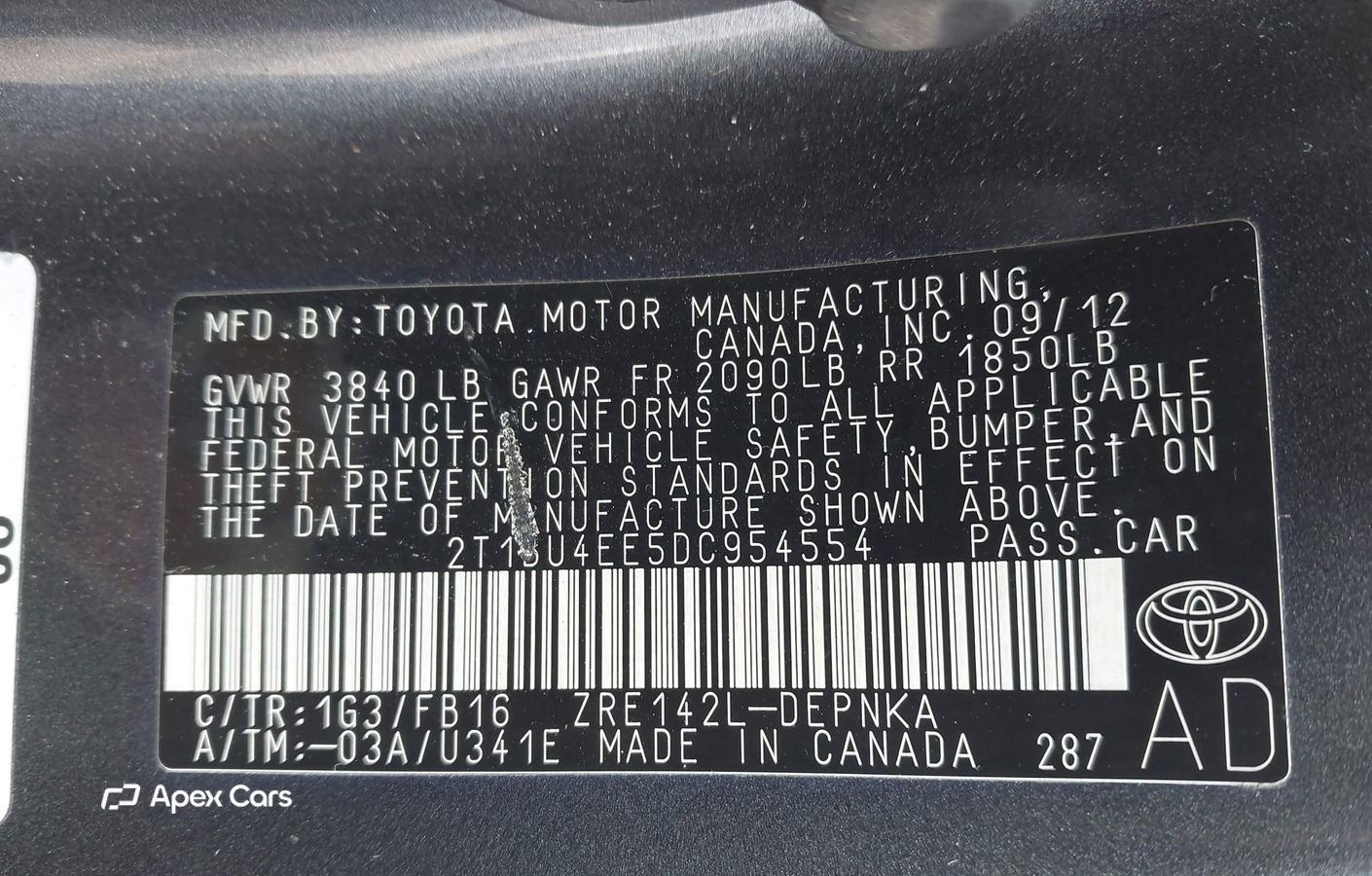Toyota Corolla 2013
