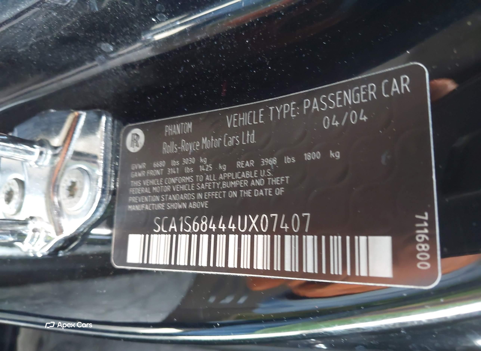 Rolls-Royce Phantom 2004