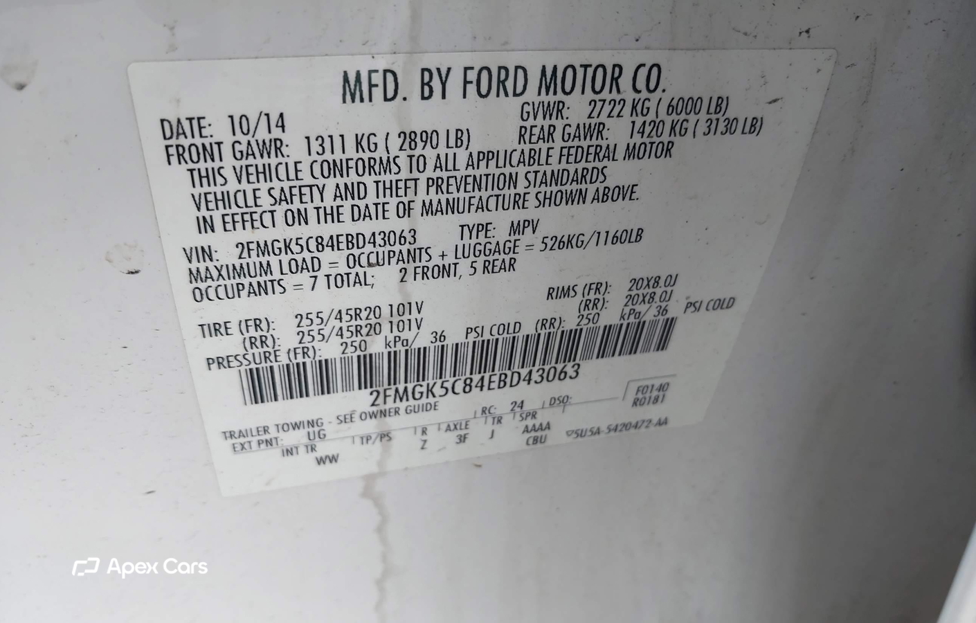 Ford Flex 2014