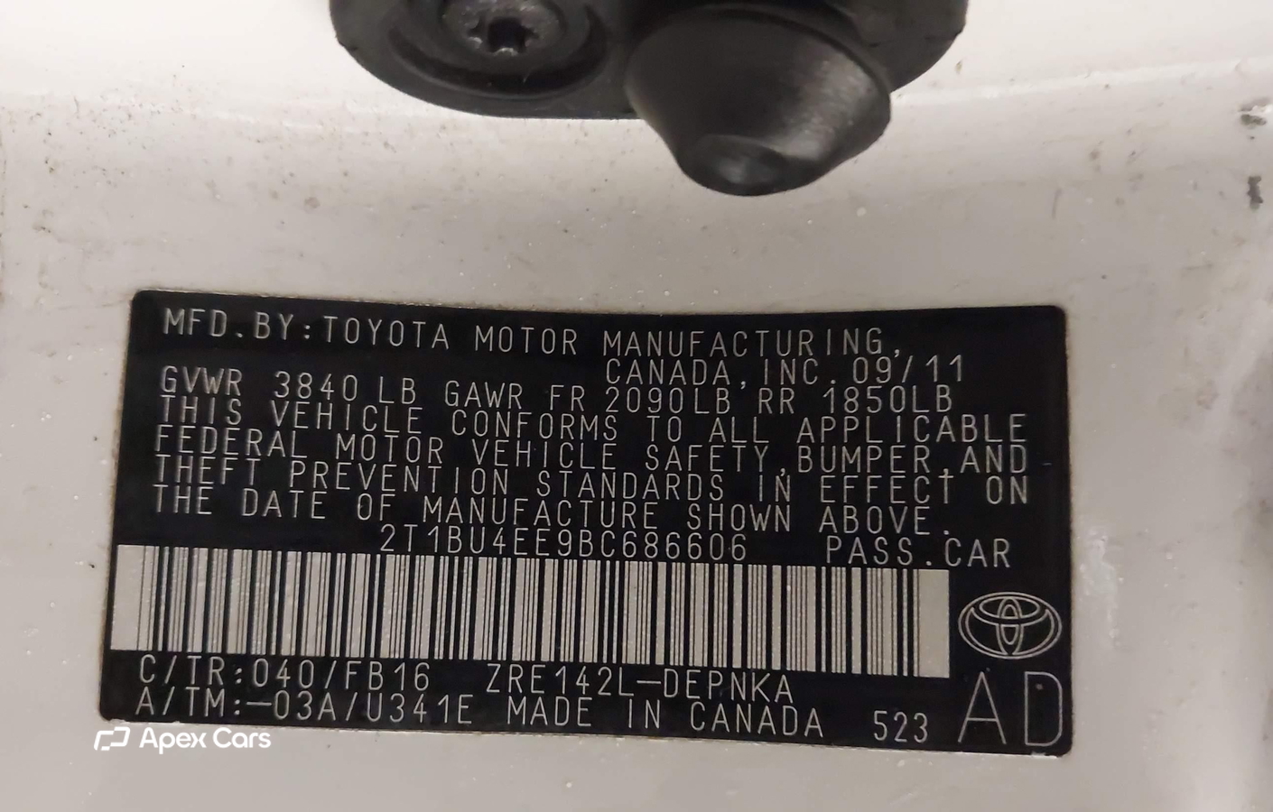Toyota Corolla 2011