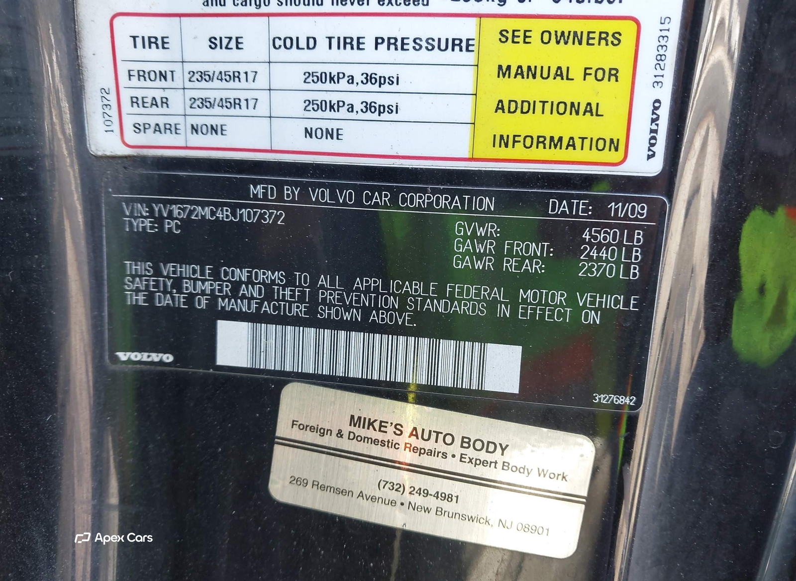 Volvo C70 2011
