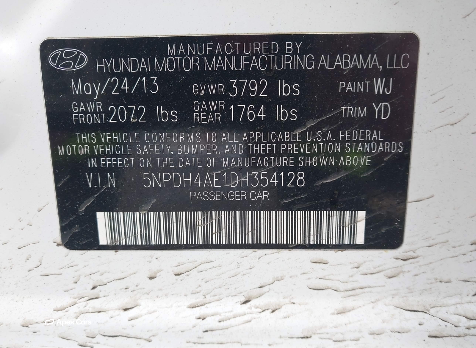 Hyundai Elantra 2013