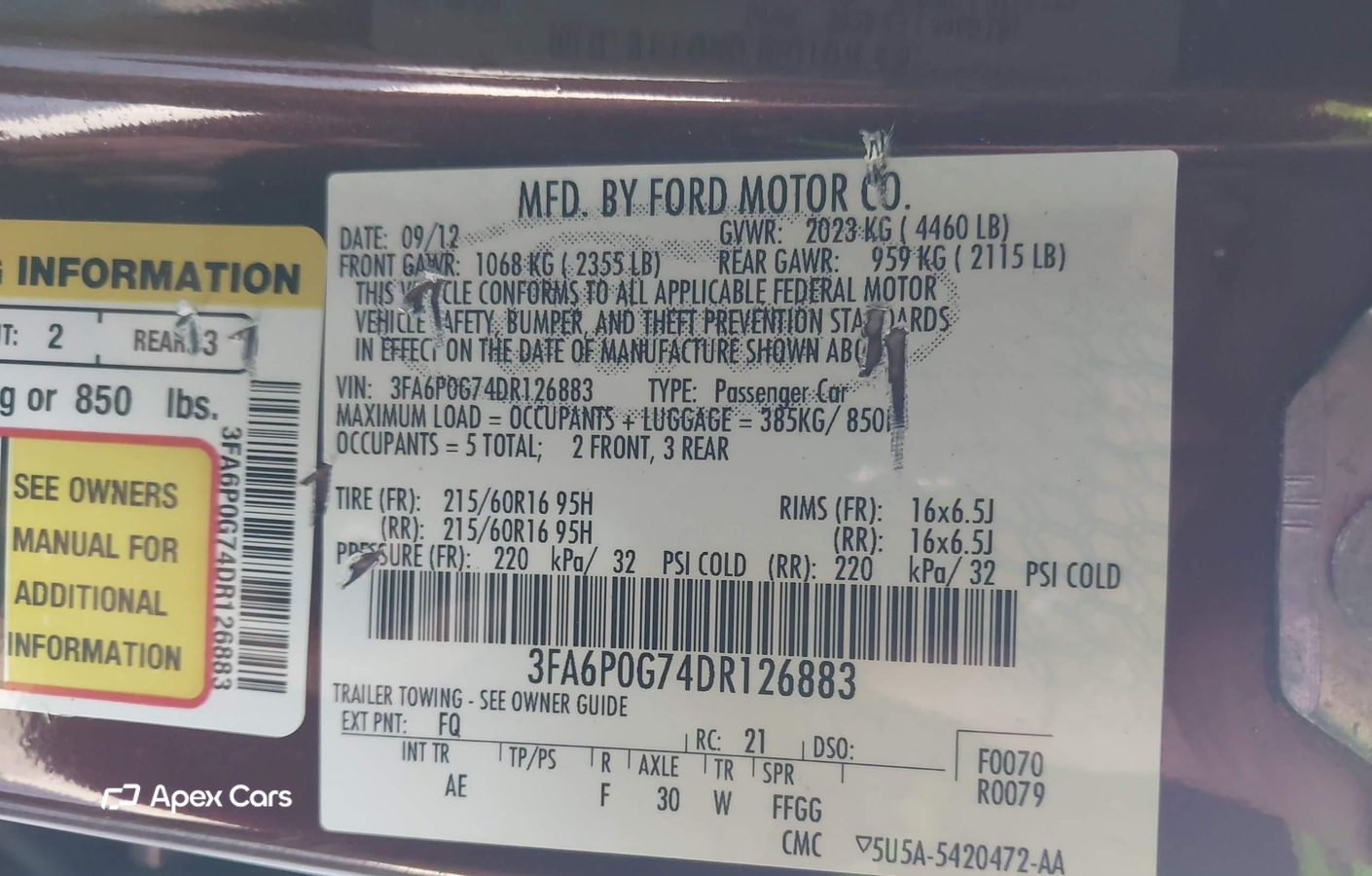 Ford Fusion 2013
