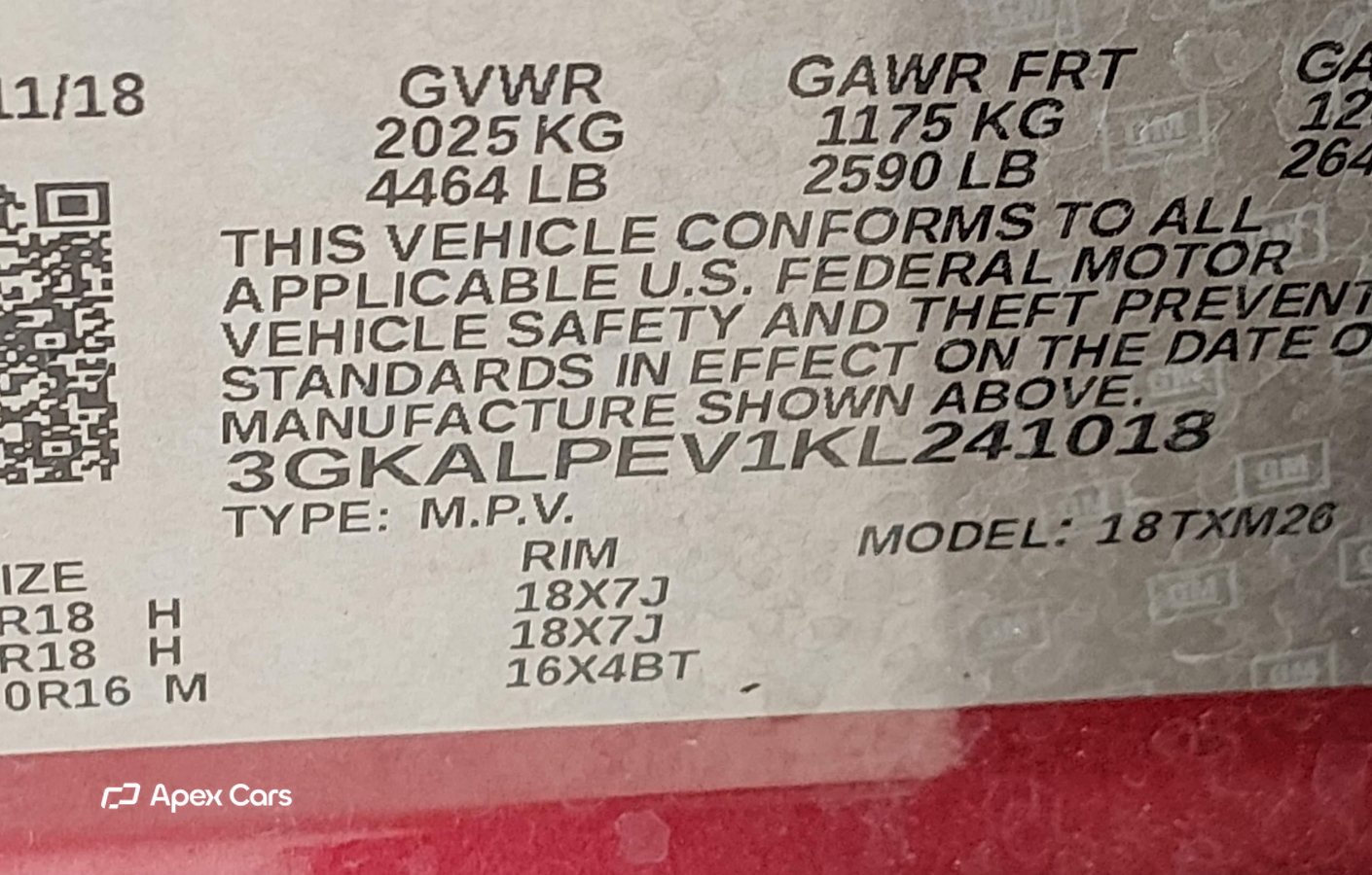 GMC Terrain 2019