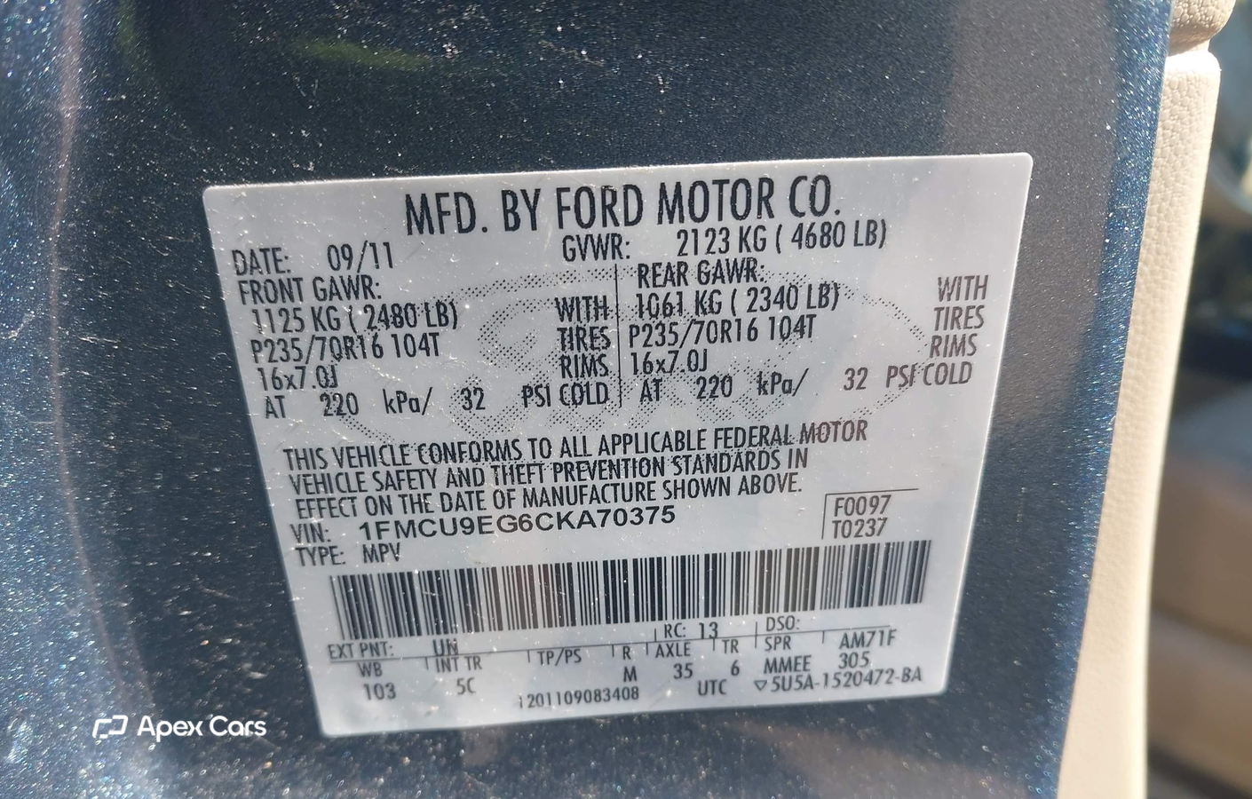 Ford Escape 2012