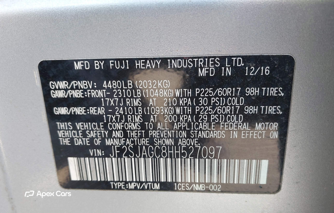 Subaru Forester 2017