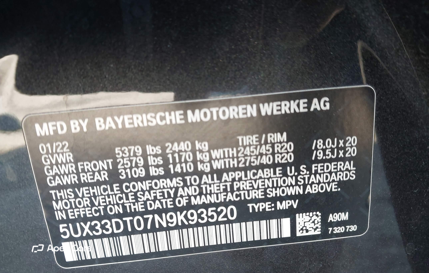 BMW X4 2022