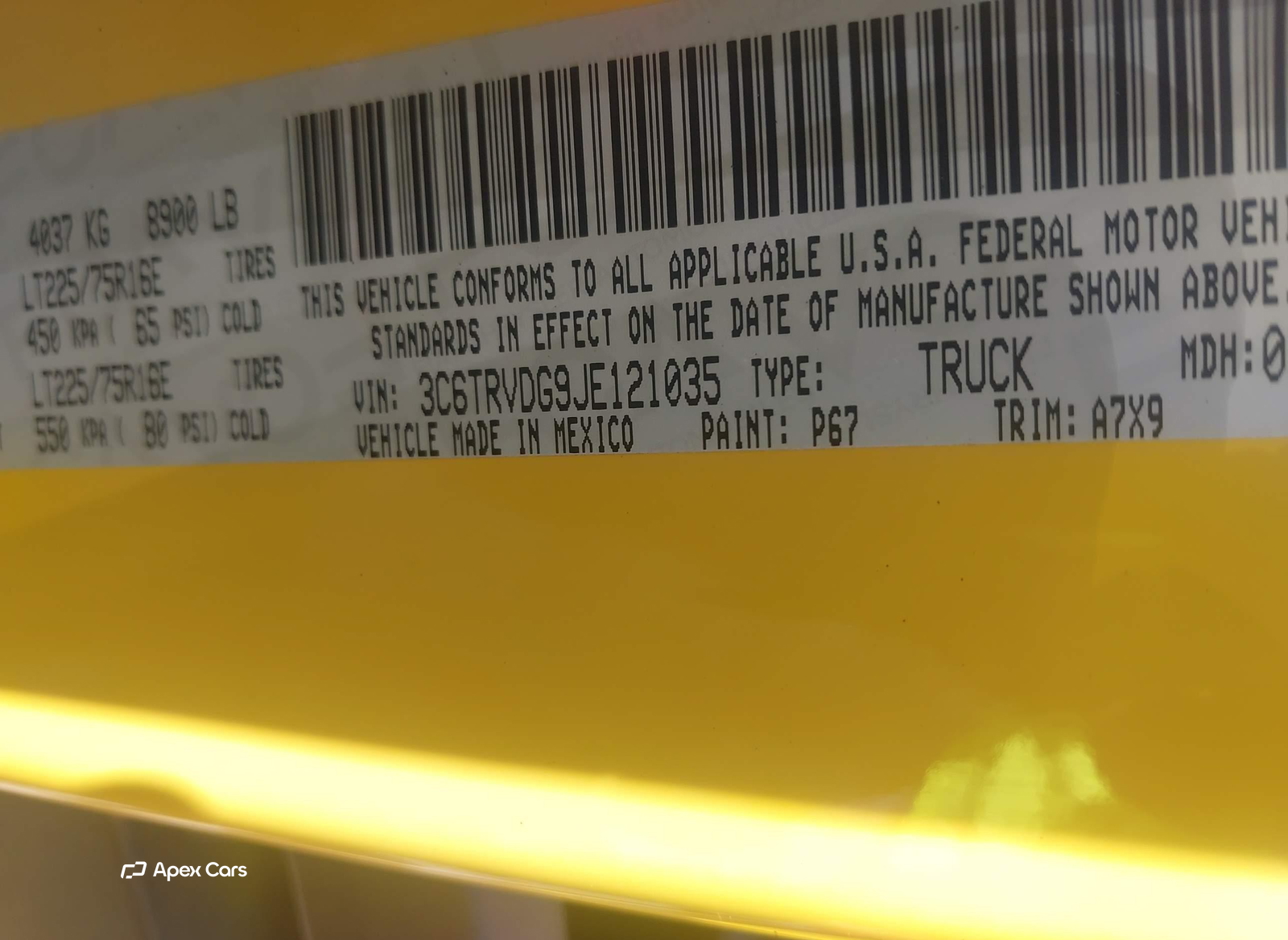 RAM ProMaster City 2018