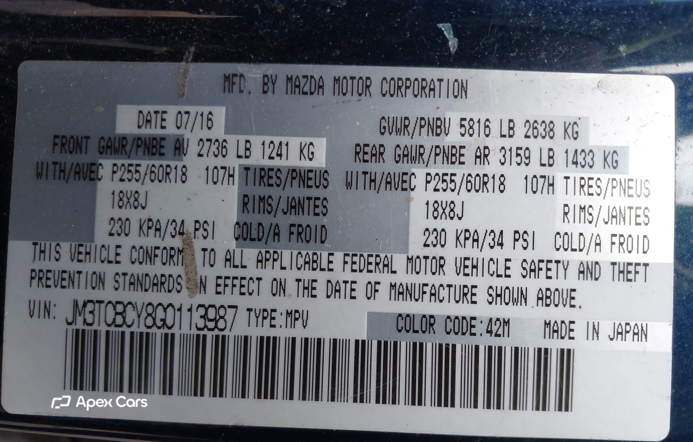 Mazda CX-9 2016