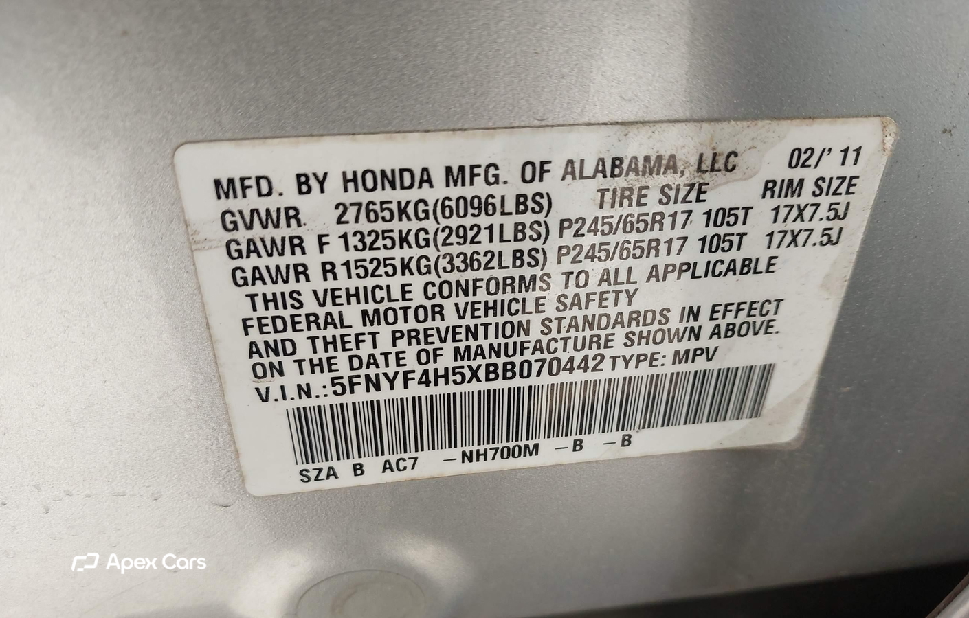 Honda Pilot 2011
