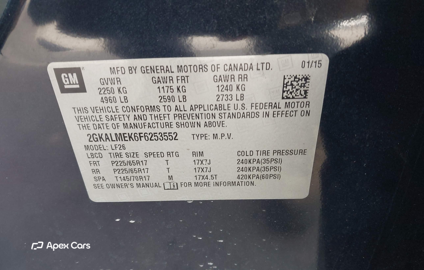 GMC Terrain 2015