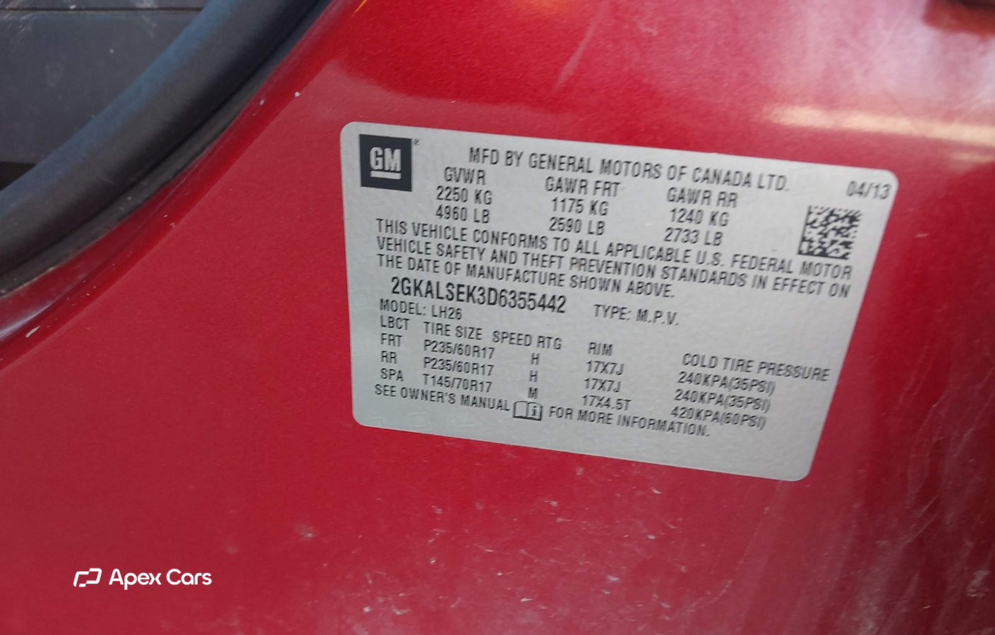GMC Terrain 2013