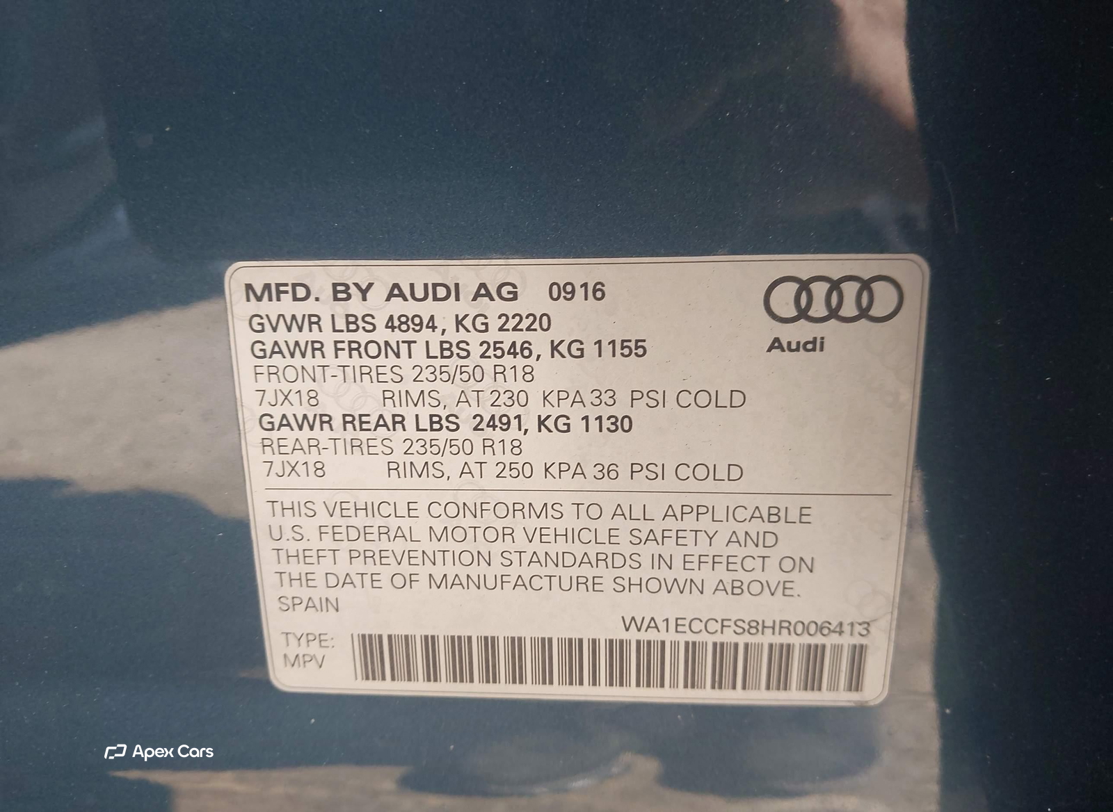 Audi Q3 2017