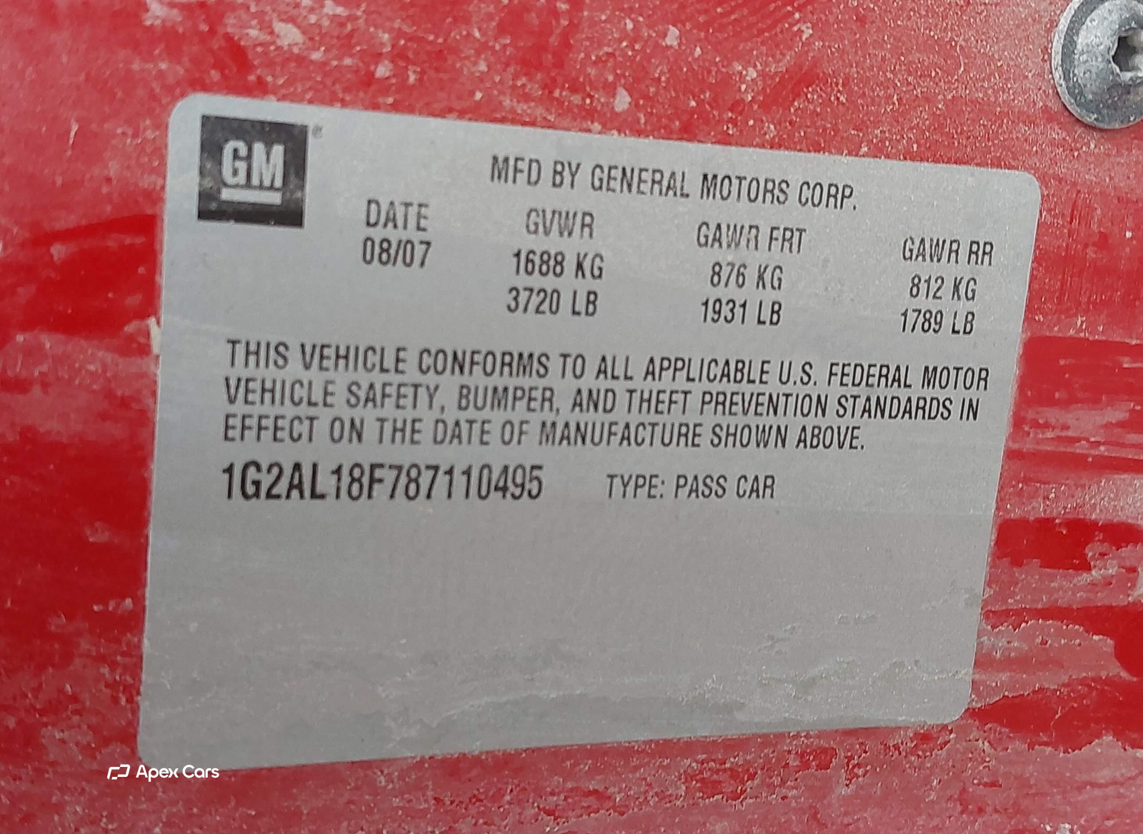 Pontiac G5 2008