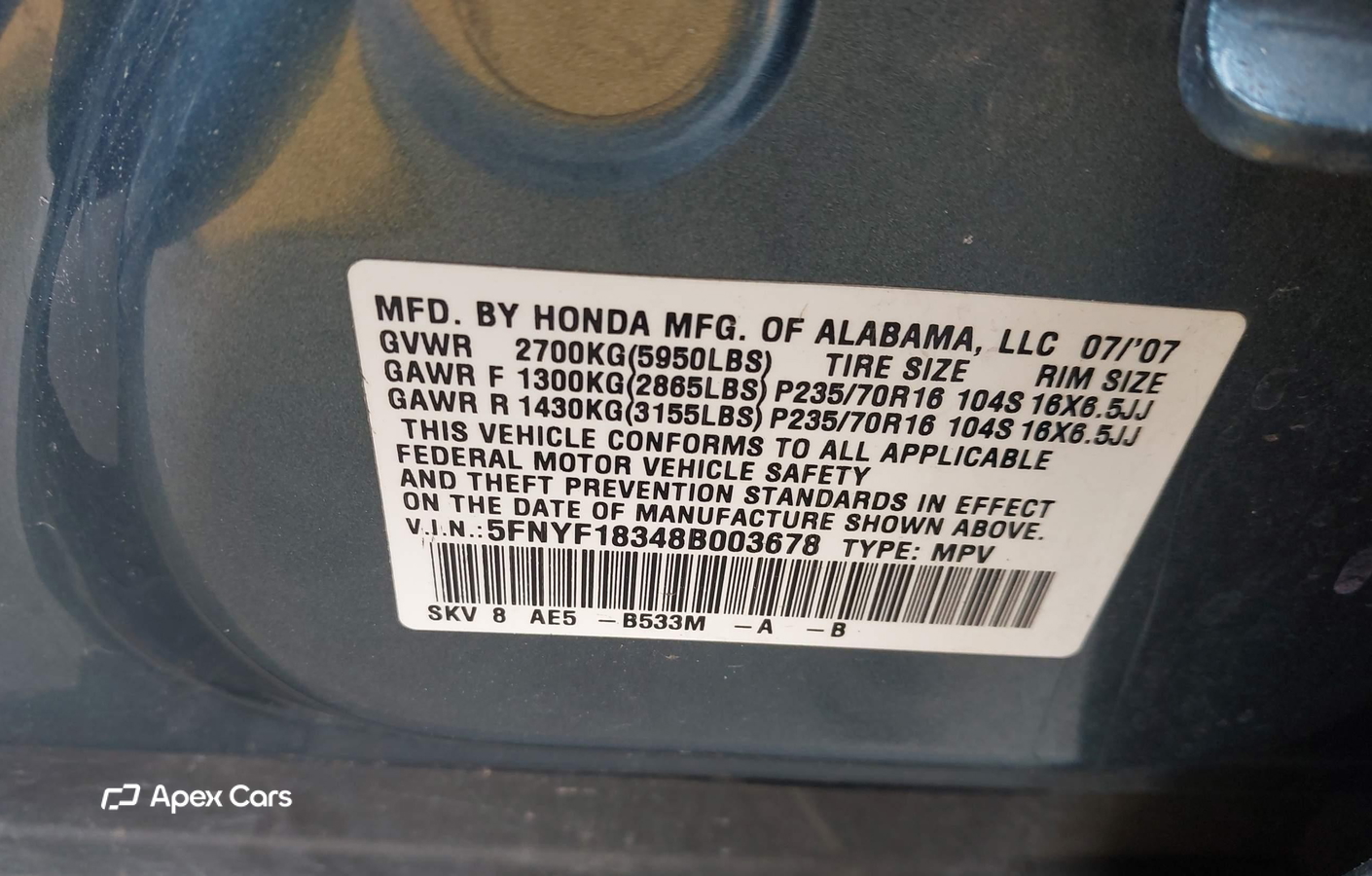 Honda Pilot 2008