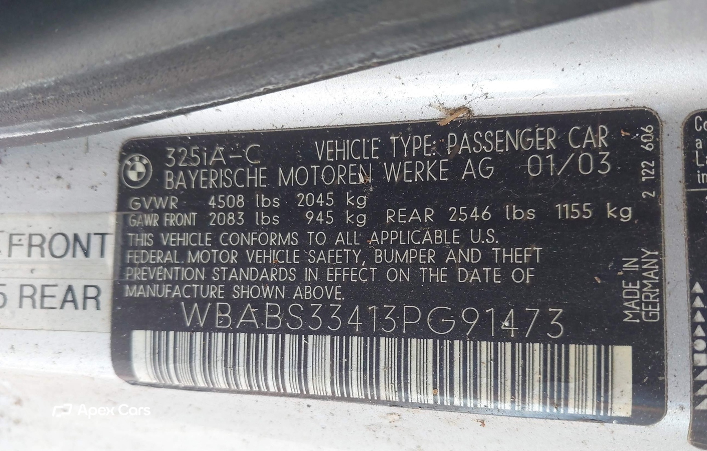 BMW Series 3 2003