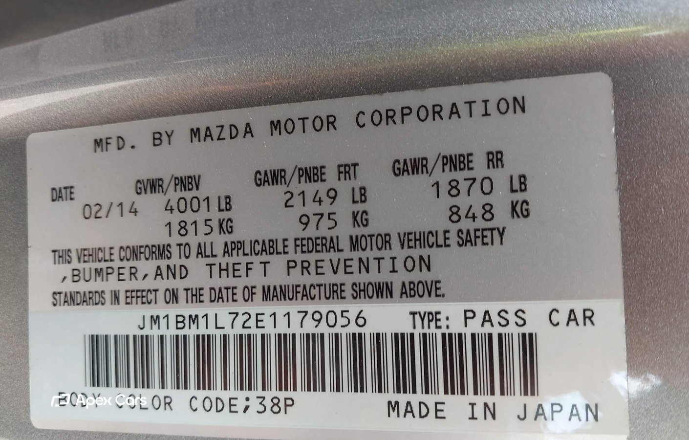 Mazda 3 2014