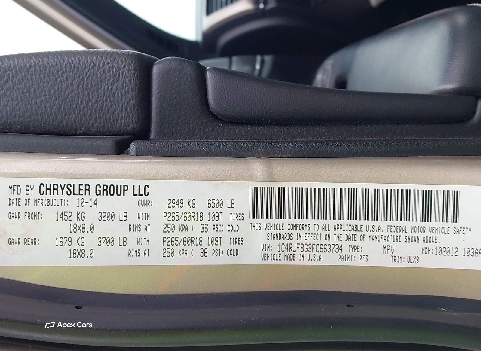 Jeep Grand Cherokee 2015