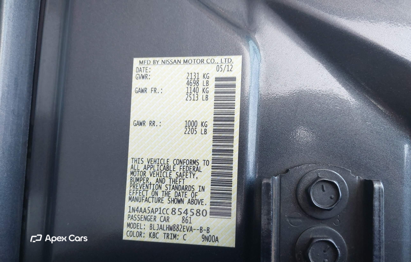 Nissan Maxima 2012