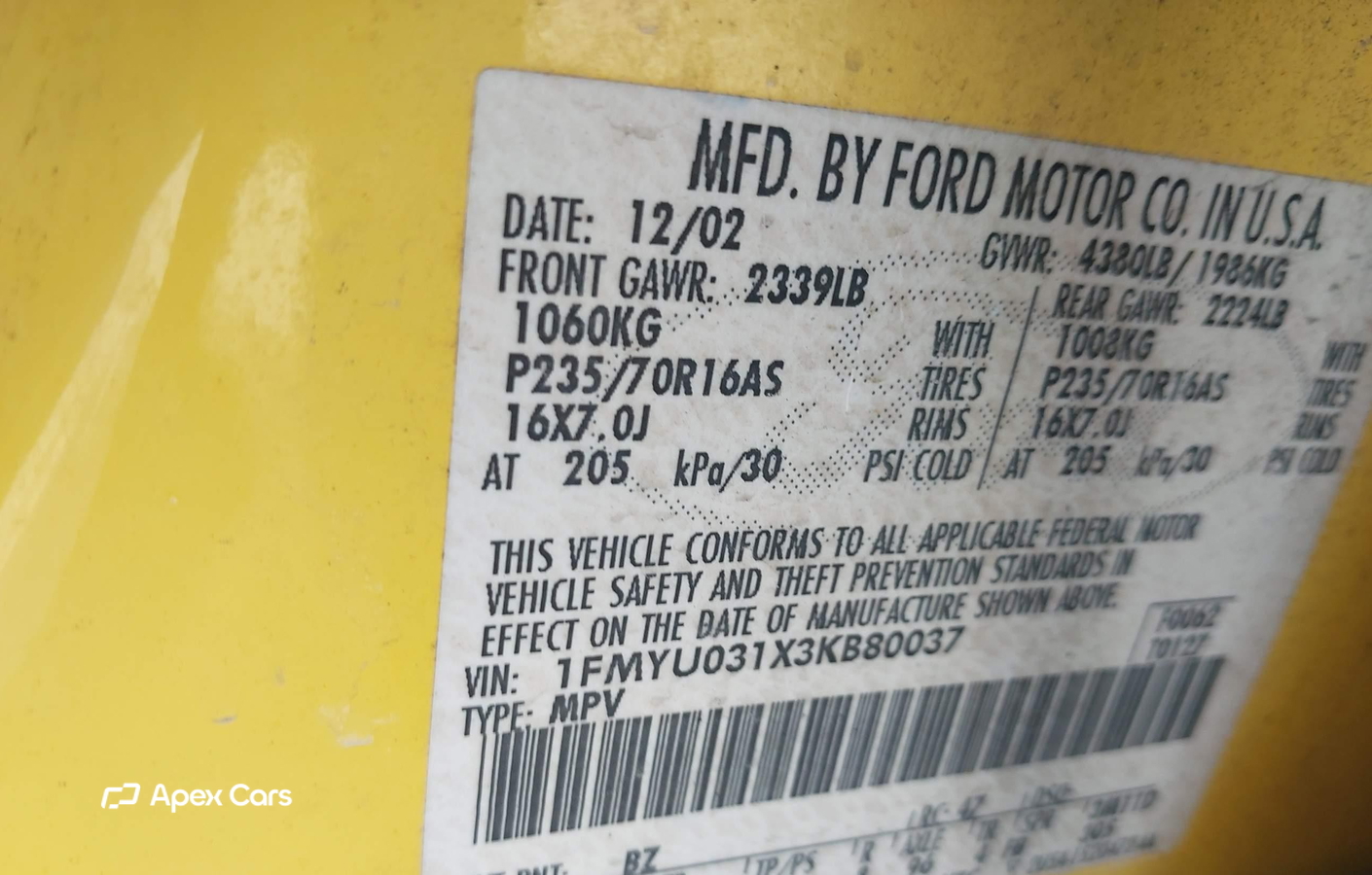 Ford Escape 2003