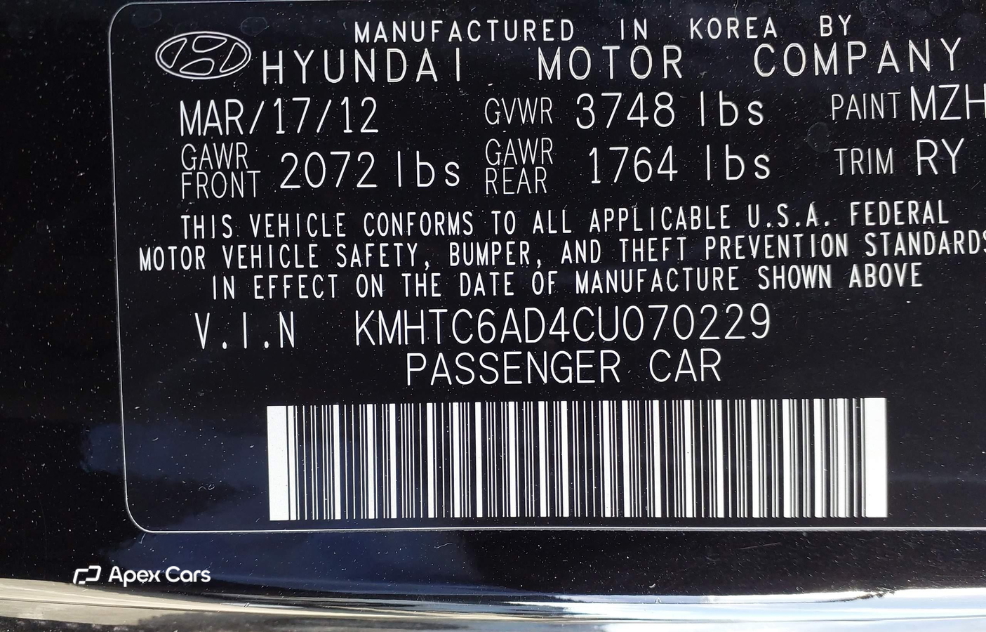 Hyundai Veloster 2012