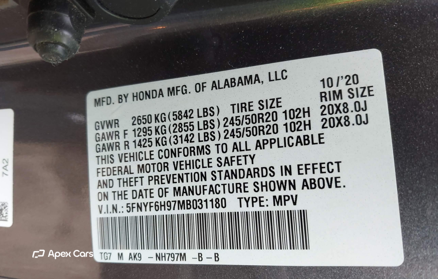 Honda Pilot 2021